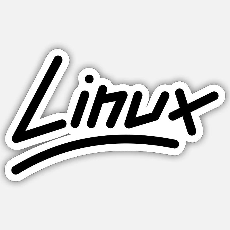 Linux - Vektor Sticker Größe S (10 x 10 cm)
