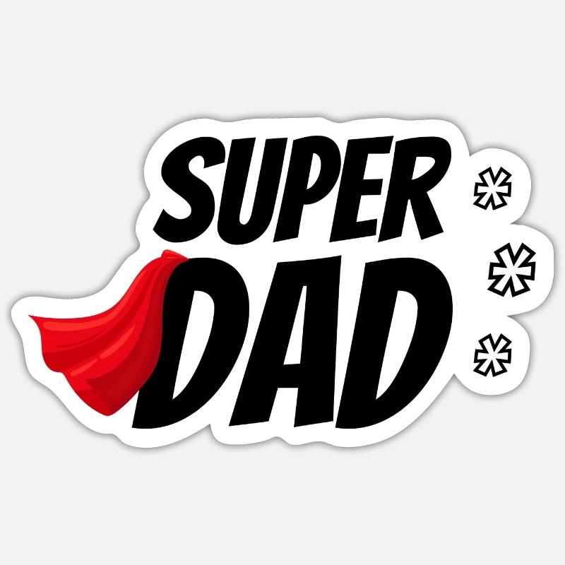 Super - Sticker Größe S (10 x 10 cm) - Mattweiß
