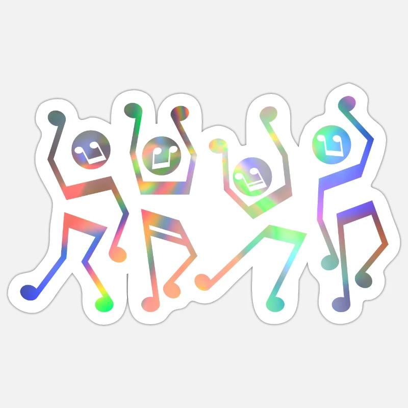 Danser Sticker taille S (10 x 10 cm)