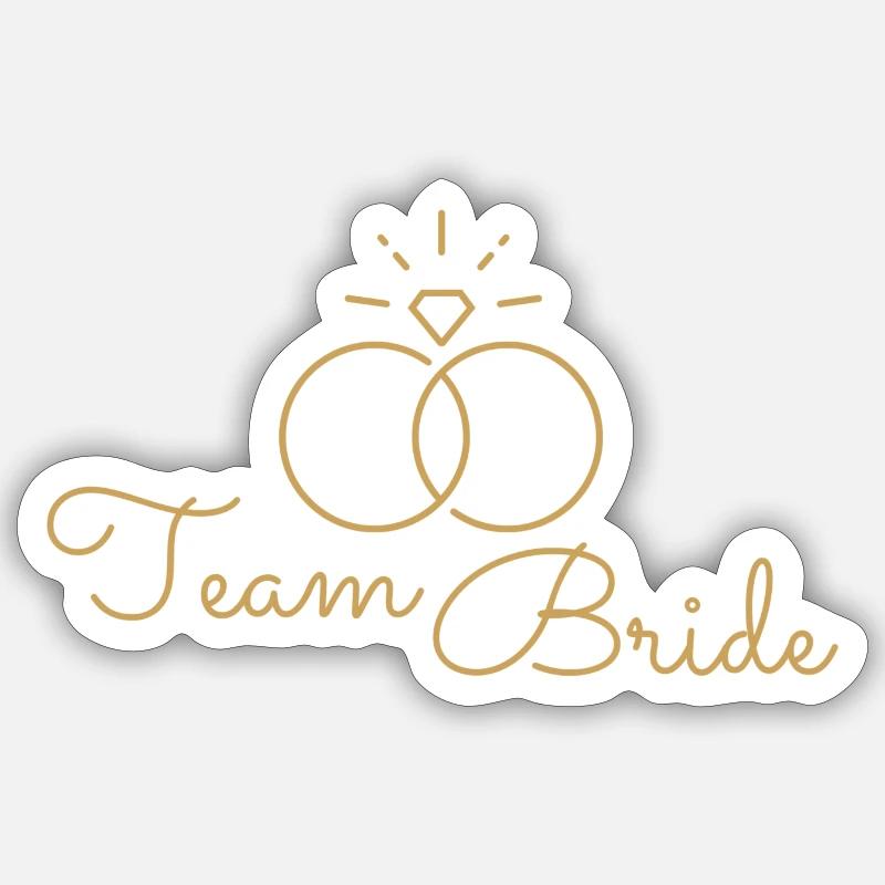 Équipe Bride Sticker taille S (10 x 10 cm)