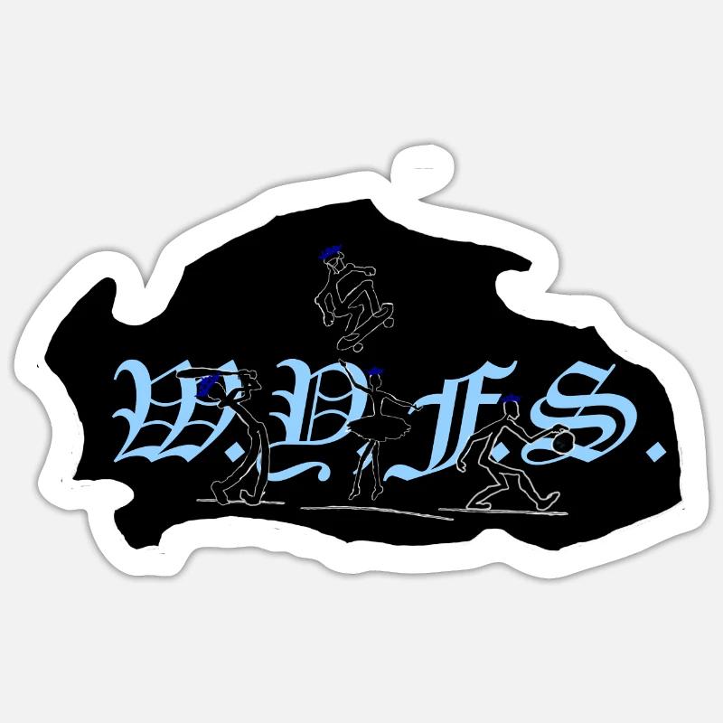 Monarchy wyfs - Sticker size S (10 x 10 cm) - white matte
