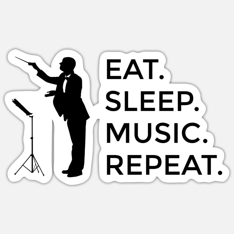Dirigenten Dirigent Musik Dirigieren Geschenk Sticker Größe S (10 x 10 cm)
