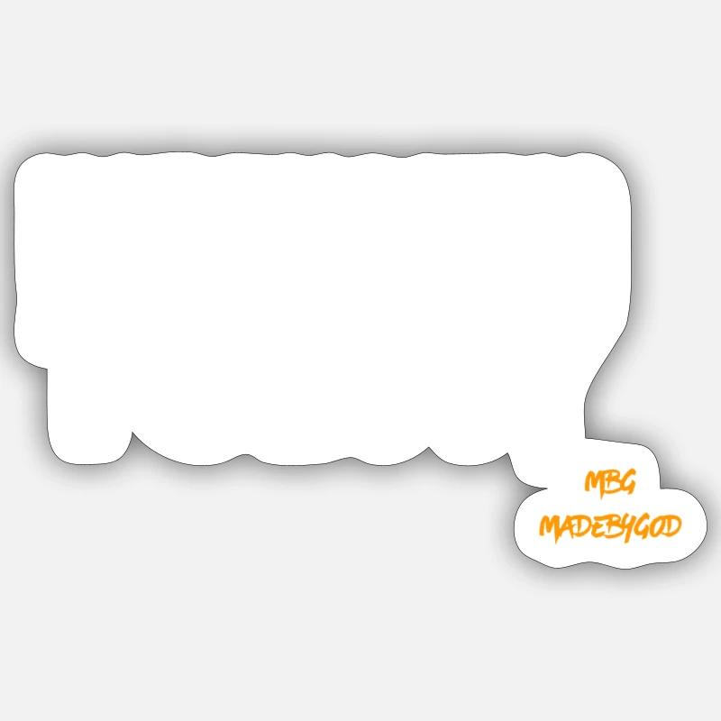 NOT WORKING TODAY + - Sticker size S (10 x 10 cm) - white matte