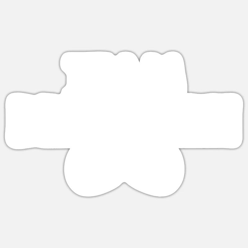 Team bräutigam - Sticker Größe S (10 x 10 cm) - Mattweiß