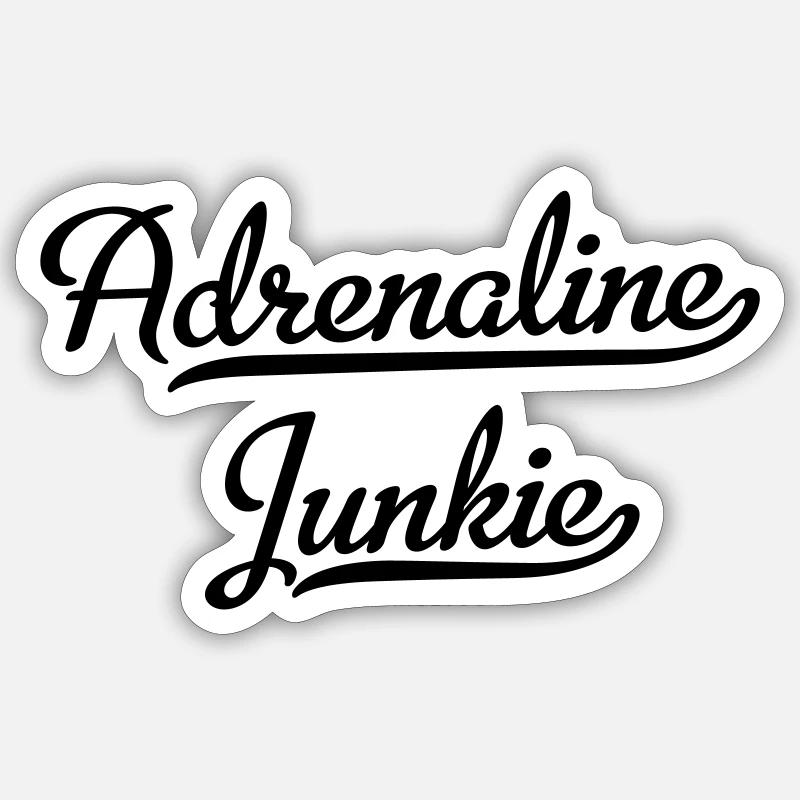 Adrenalin Junkie Sticker Größe S (10 x 10 cm)