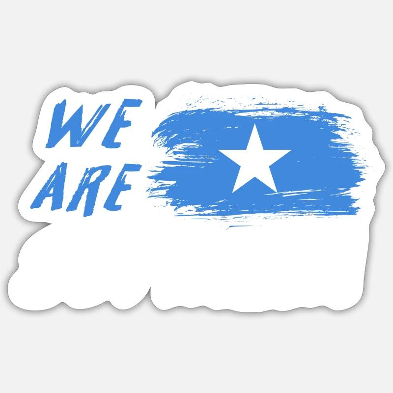 We are Somalia - Sticker size S (10 x 10 cm) - white matte