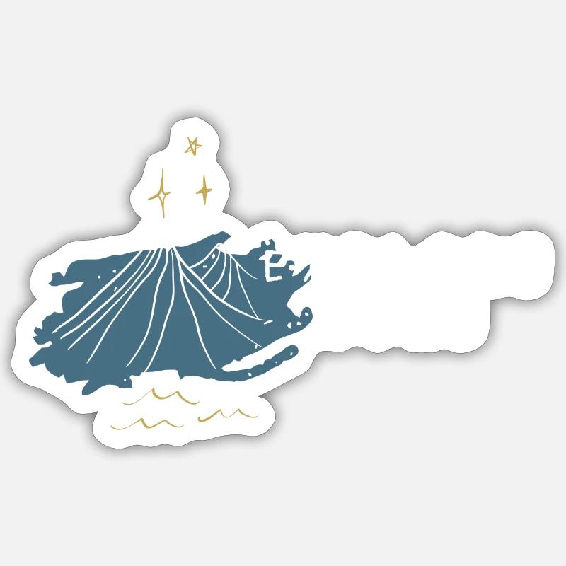 explore more - Sticker Größe S (10 x 10 cm) - Mattweiß