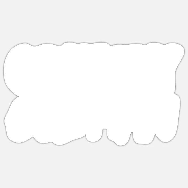 GRUMPY OLD MAN - Sticker size S (10 x 10 cm) - white matte