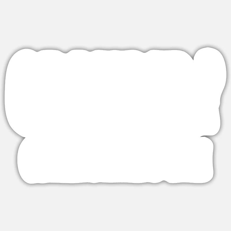grandir ? quelle drôle d'idée - Sticker taille S (10 x 10 cm) - blanc mat