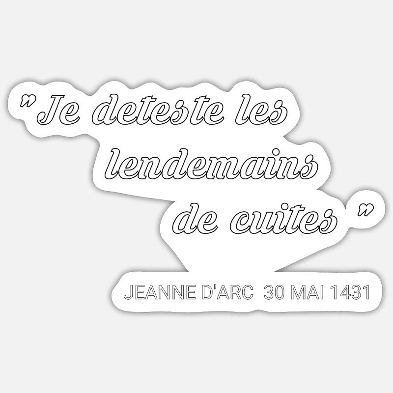 Lendemain de cuite Sticker taille S (10 x 10 cm)