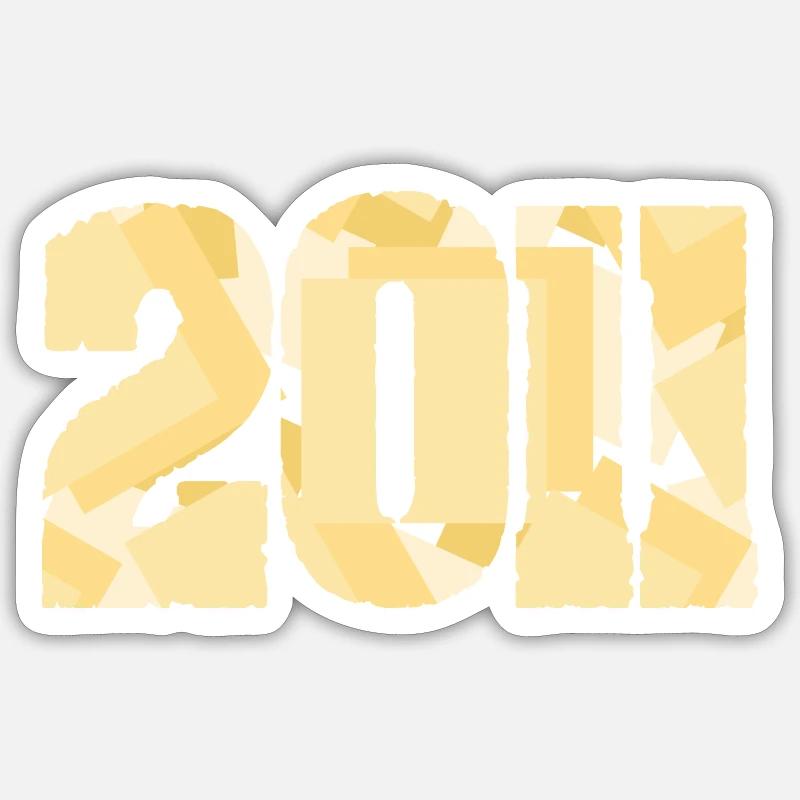 2011 Sticker Größe S (10 x 10 cm)