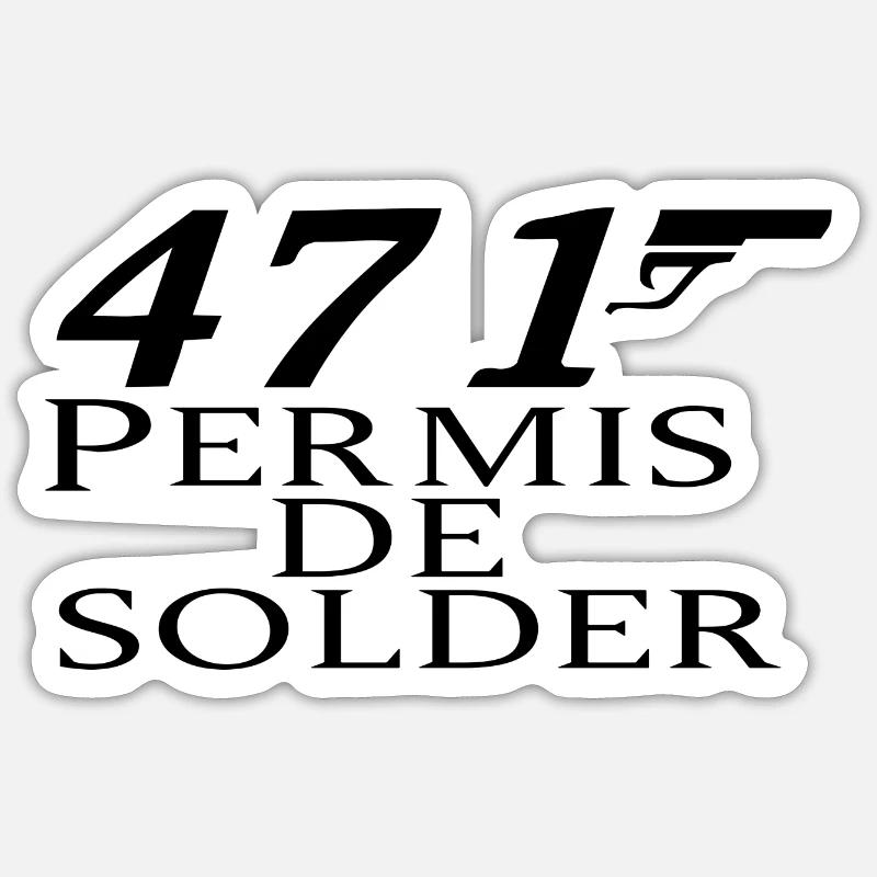 Sticker taille S (10 x 10 cm) - 