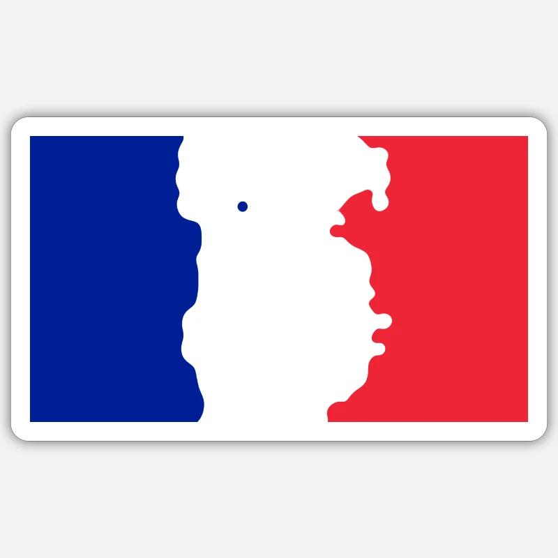 Mayotte - Sticker Größe S (10 x 10 cm) - Mattweiß