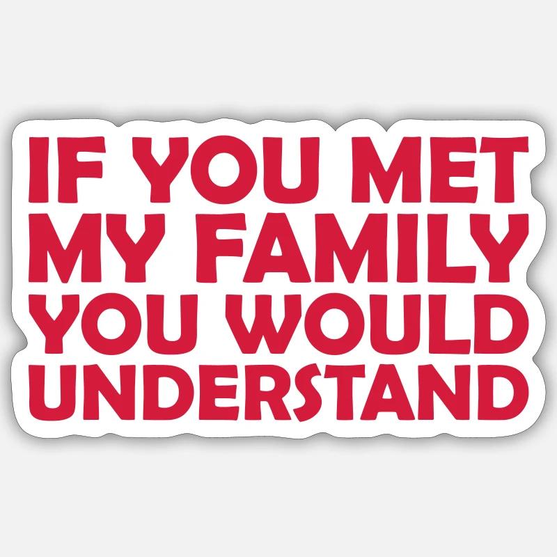 you would understand quote - Sticker size S (10 x 10 cm) - white matte