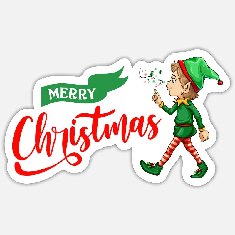 Elf Sticker Größe S (10 x 10 cm)