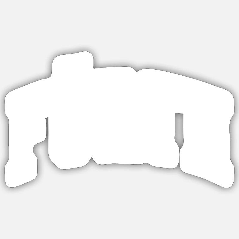 Fuerth - Sticker size S (10 x 10 cm) - white matte