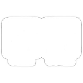 American English Coonhound - Sticker size S (10 x 10 cm) - white matte - Front