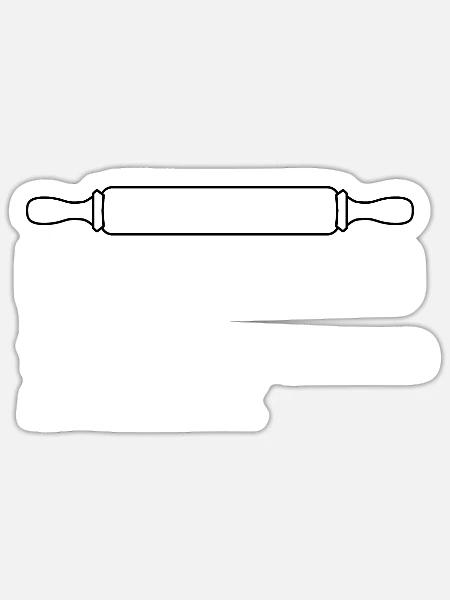 Procastibaking Definition Konditorin Bäckerin - Sticker Größe S (10 x 10 cm) - Mattweiß