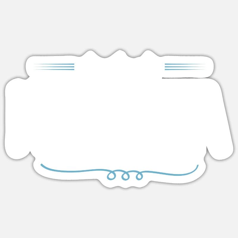 Nadja - Sticker size S (10 x 10 cm) - white matte