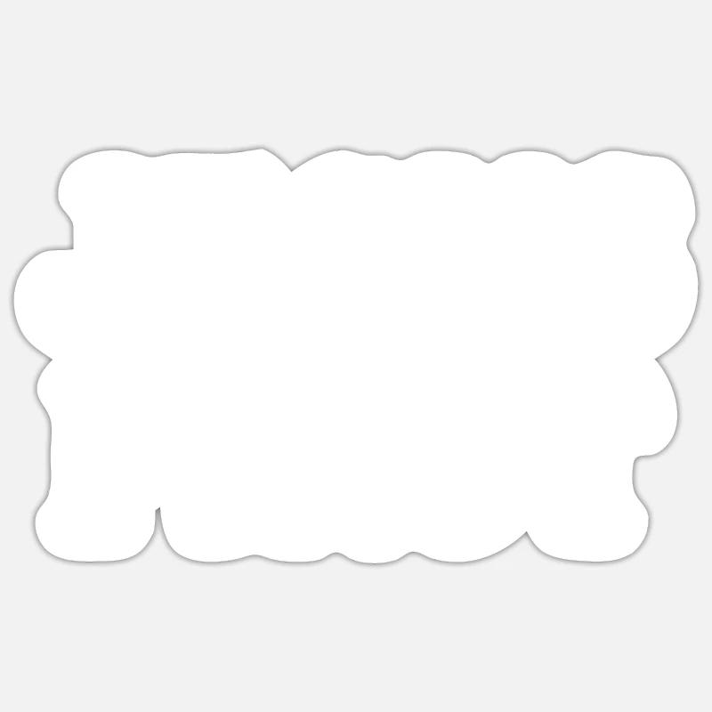 Jesus first - Sticker taille S (10 x 10 cm) - blanc mat