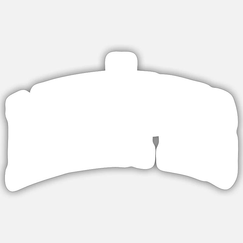 Linköping - Sticker Größe S (10 x 10 cm) - Mattweiß