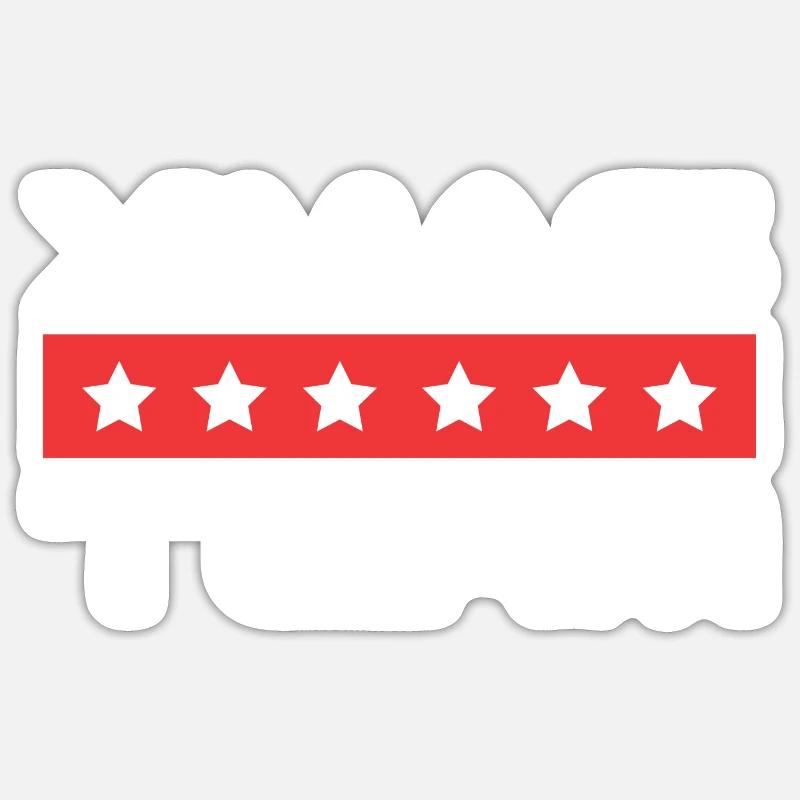 Xma's Crew - Sticker size S (10 x 10 cm) - white matte