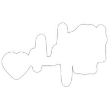 Carpenter Carpenter Planer Craftsman Joinery - Sticker size S (10 x 10 cm) - white matte - Front