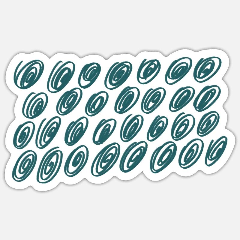 Element Grøn Sticker størrelse S (10 x 10 cm)