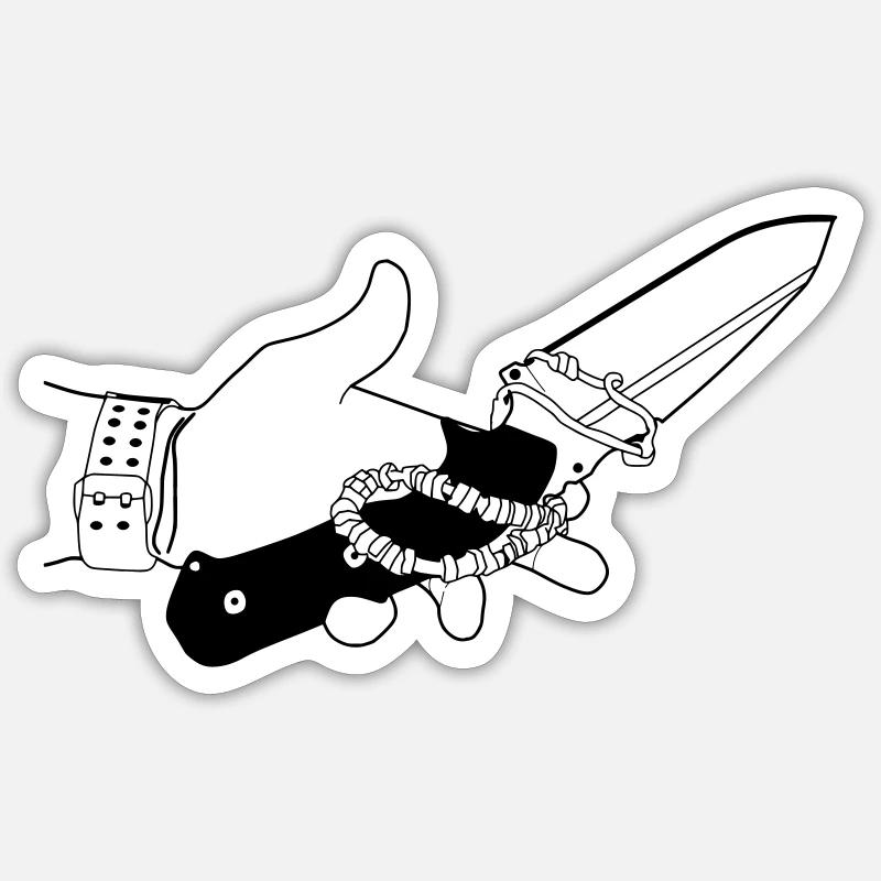 Survival-ready Sticker size S (10 x 10 cm)