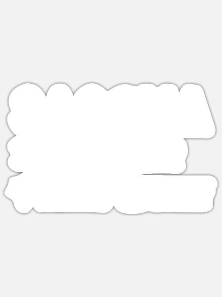 Sascha - Sticker Größe S (10 x 10 cm) - Mattweiß