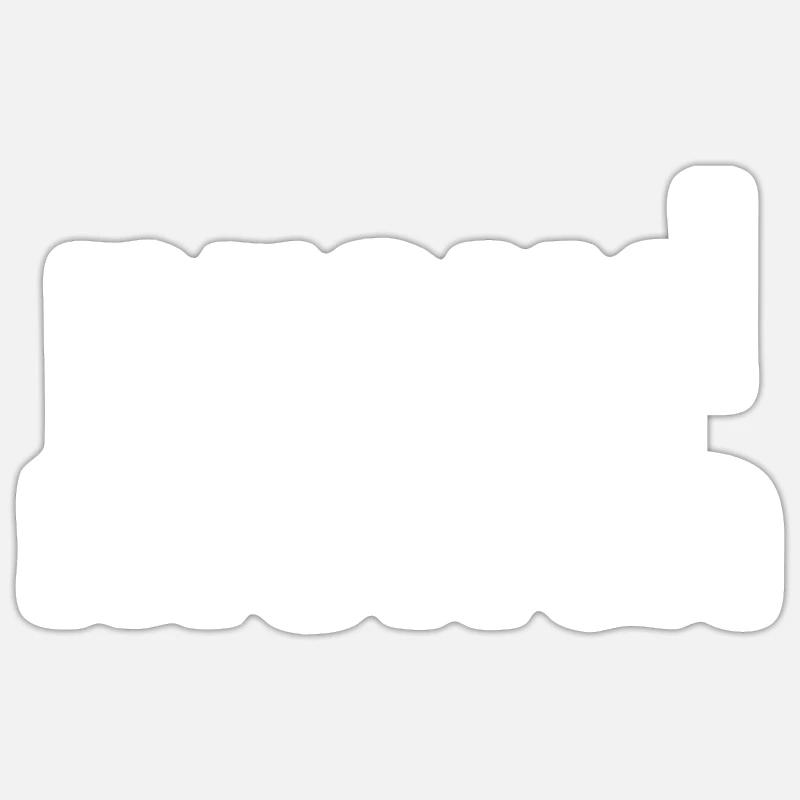 Proud munch - Sticker Größe S (10 x 10 cm) - Mattweiß