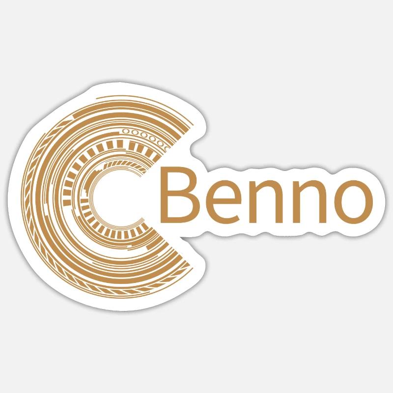 Pour Benno - Sticker taille S (10 x 10 cm) - blanc mat
