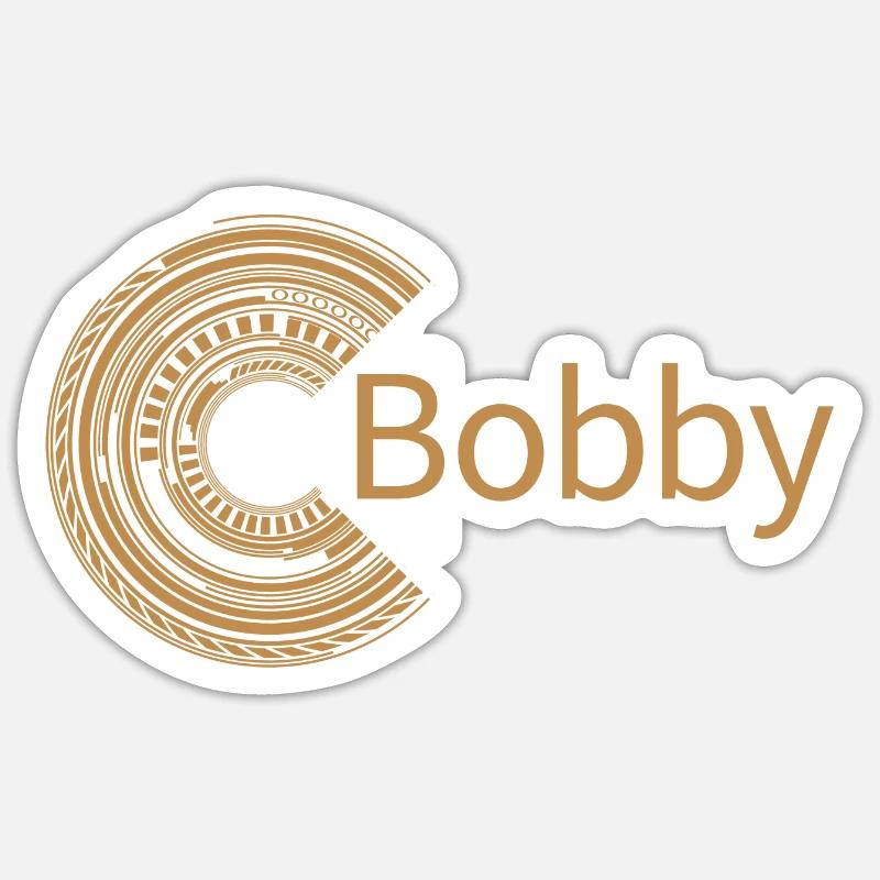 For Bobby - Sticker size S (10 x 10 cm) - white matte