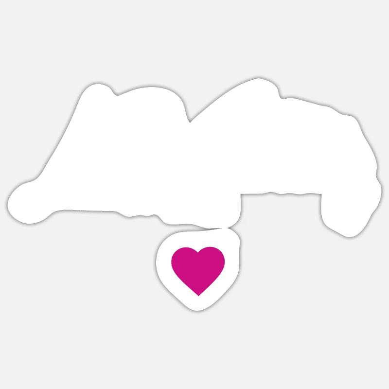 Bride's girlfriend - Sticker size S (10 x 10 cm) - white matte