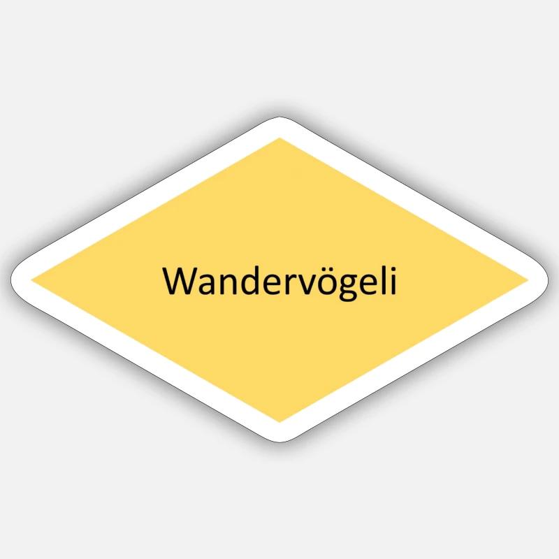 Wandervögeli Sticker Größe S (10 x 10 cm)