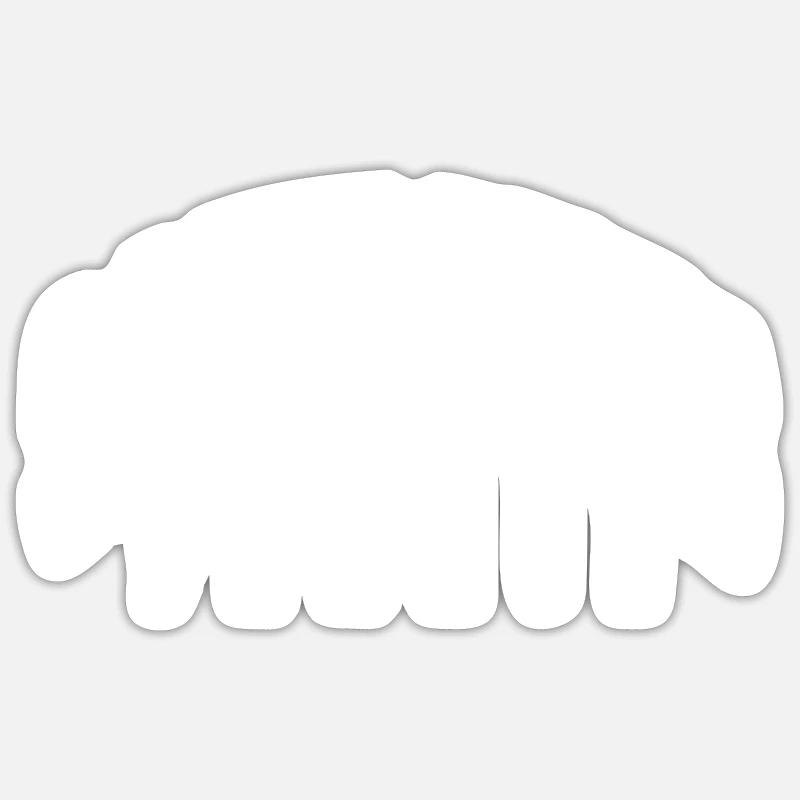 Saint Denis - Sticker size S (10 x 10 cm) - white matte