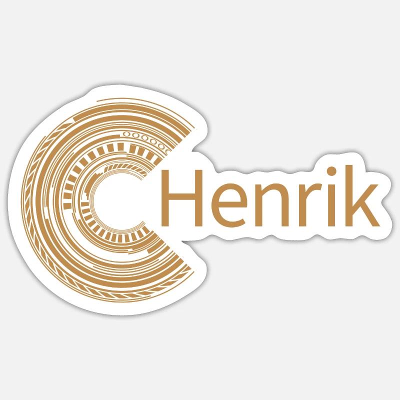 Für Henrik - Sticker Größe S (10 x 10 cm) - Mattweiß