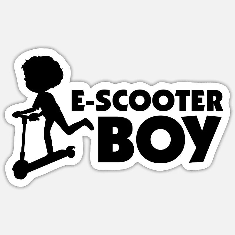 E-Scooter Roller Scooter Sticker Größe S (10 x 10 cm)