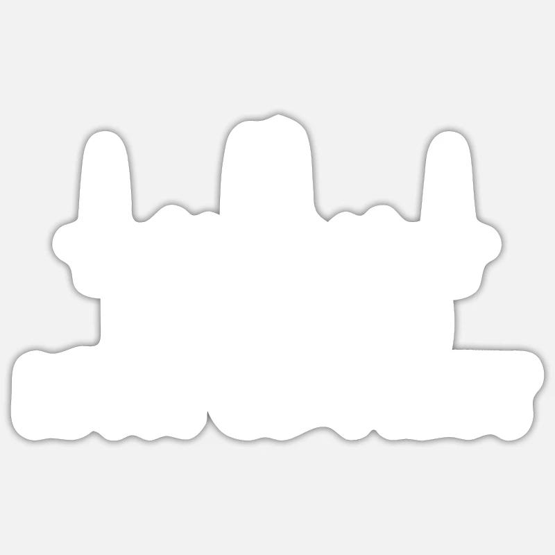 Klettern Kletterer Hiking Sprüche Geschenk Sticker Größe S (10 x 10 cm)