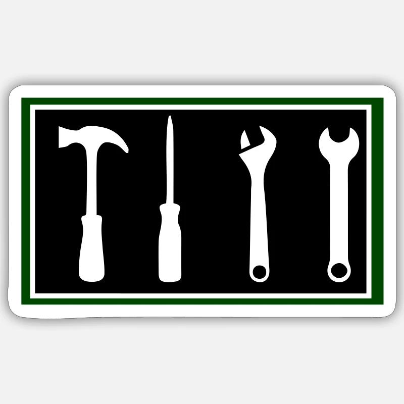 Tool Sticker size S (10 x 10 cm)