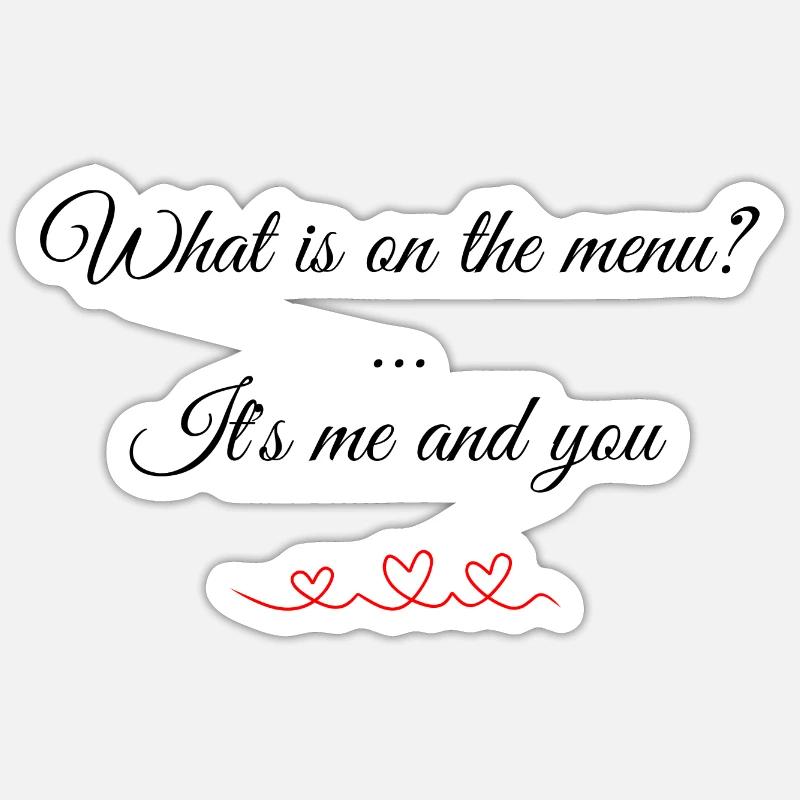 Déclaration d'amour Sticker taille S (10 x 10 cm)