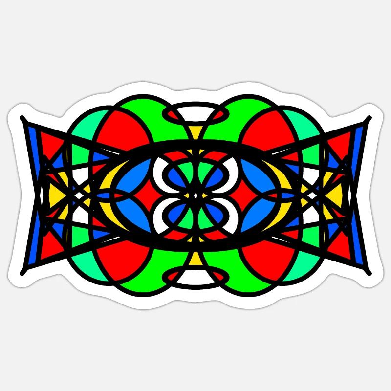 Modèle - Sticker taille S (10 x 10 cm) - blanc mat