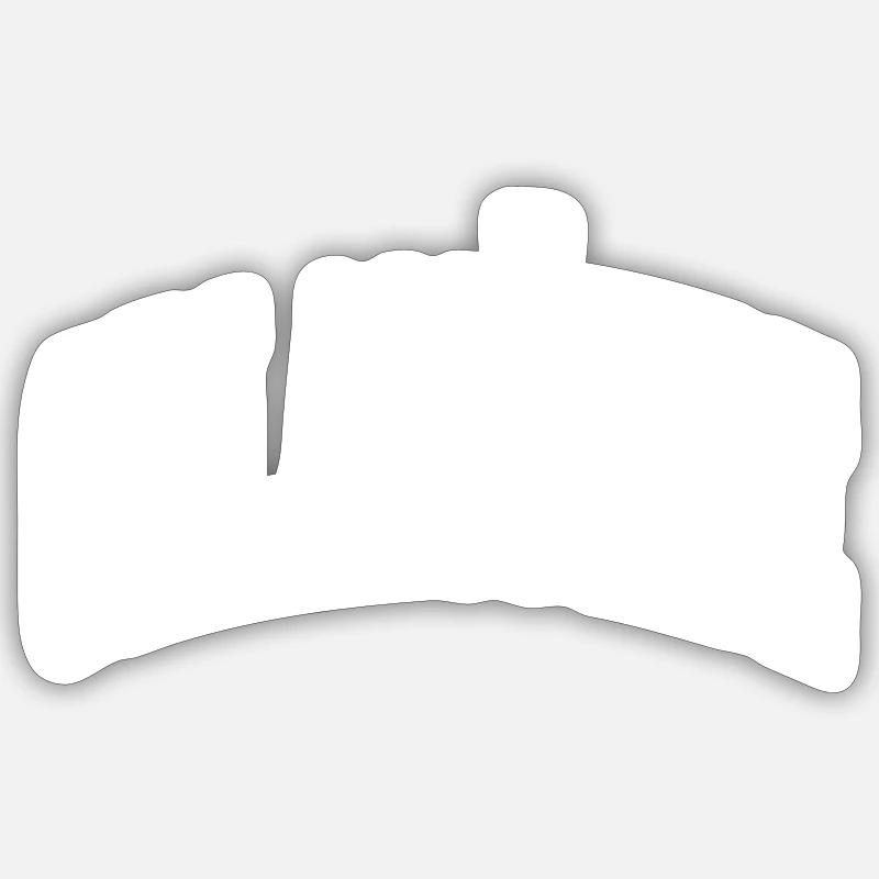 Orlamünde - Sticker taille S (10 x 10 cm) - blanc mat