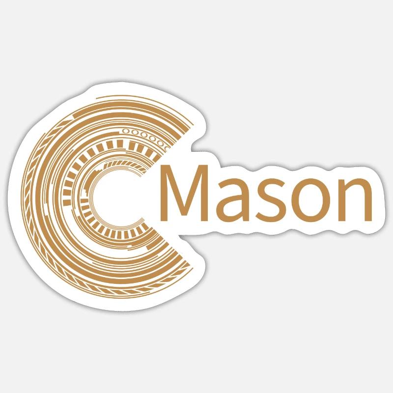 For Mason Sticker size S (10 x 10 cm)