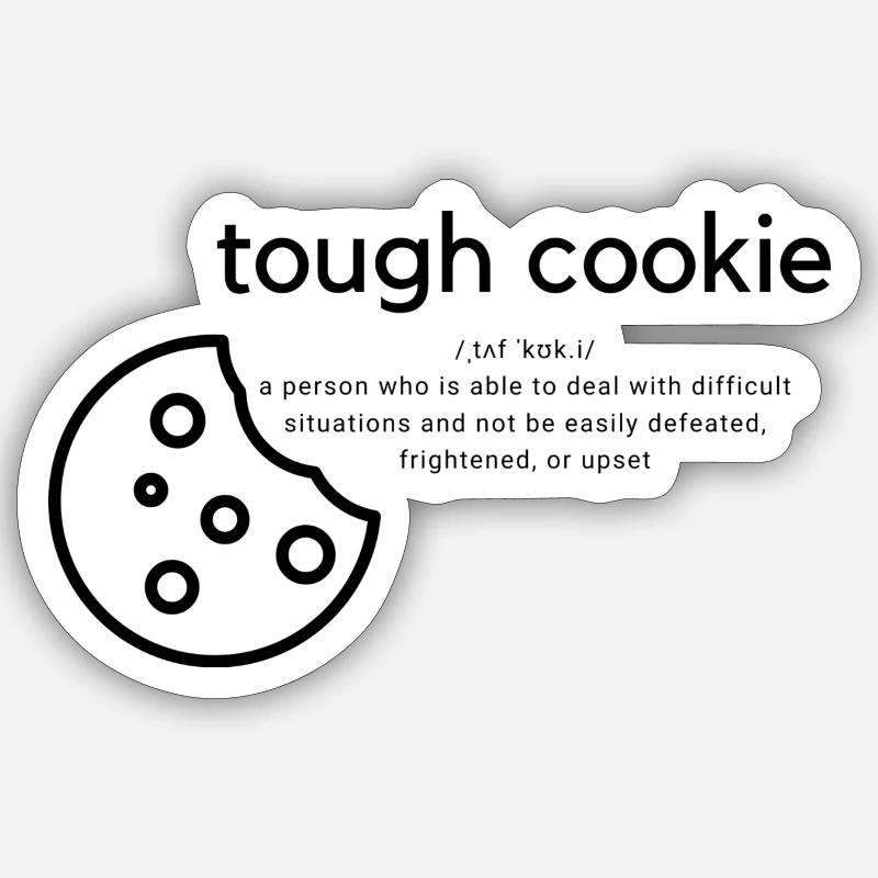 Dur à cuire Sticker taille S (10 x 10 cm)