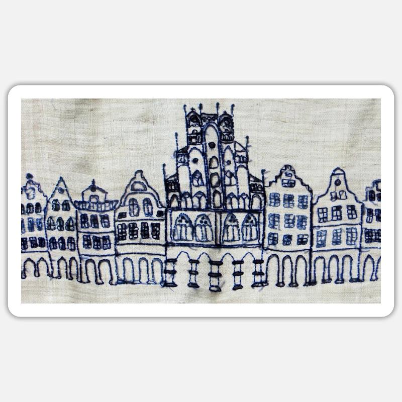 MUENSTER Sticker Größe S (10 x 10 cm)