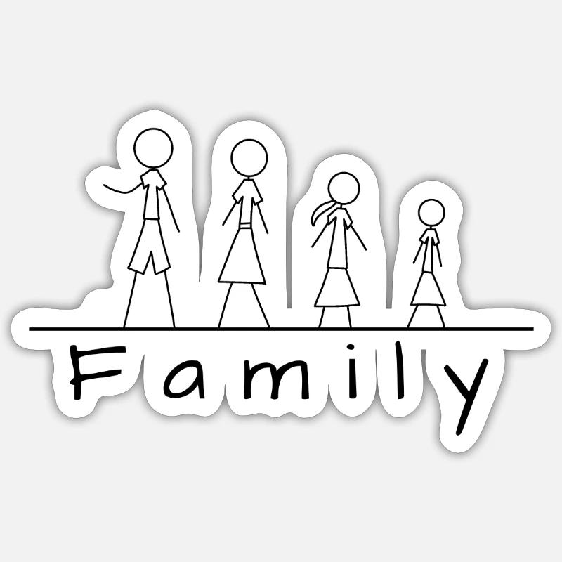 Sticker Größe S (10 x 10 cm) - 