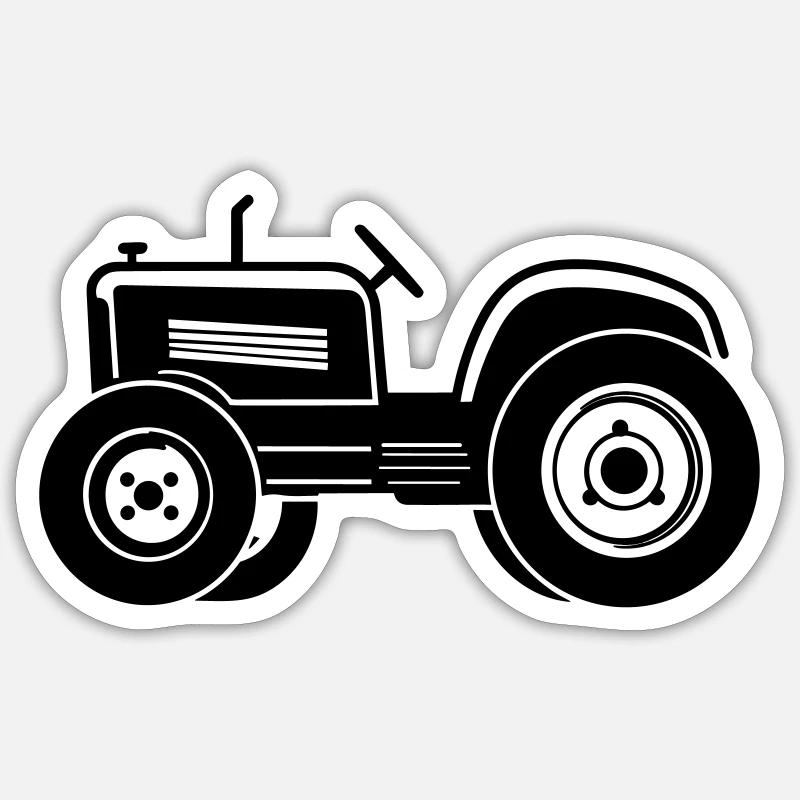 tractor Sticker size S (10 x 10 cm)