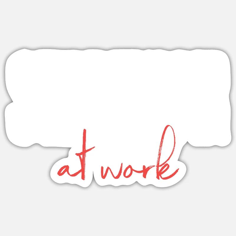 Startupper Startup at work Sticker size S (10 x 10 cm)