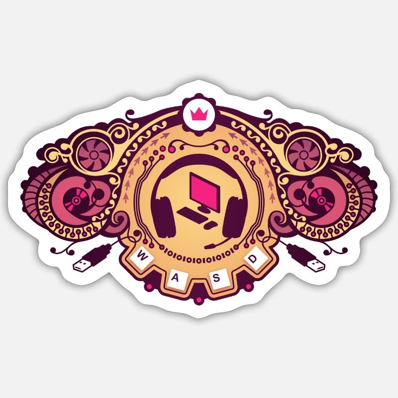 WASD luxe crème candy Sticker size S (10 x 10 cm)